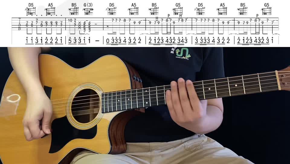 单曲速成：《那一年》338《那一年》双吉他版 下部 教学讲解视频缩略图