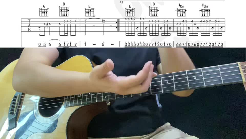 单曲速成:《光辉岁月》09 《光辉岁月》 双吉他版下部 教学讲解视频缩略图
