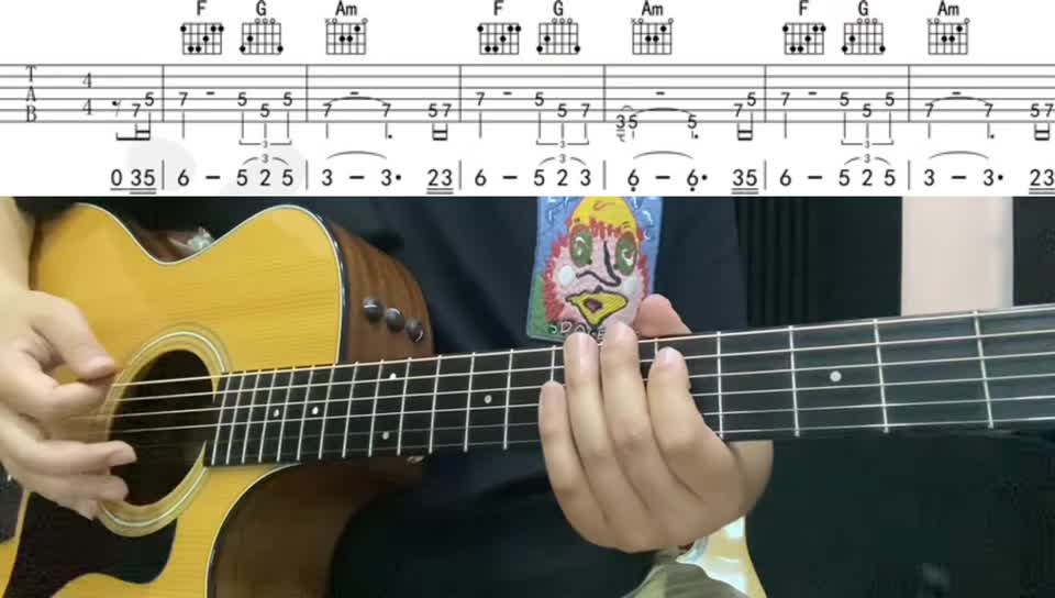 单曲速成：《白鸽》13  《白鸽》       双吉他版 上部  教学讲解视频缩略图