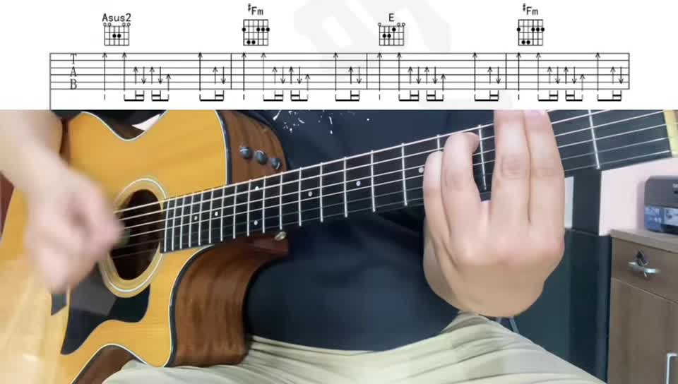 单曲速成:《礼物》12  《礼物》           扫弦版 下部 教学讲解视频缩略图