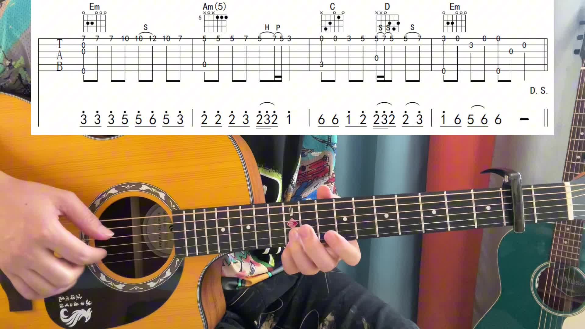 单曲速成：《潮湿的心》12潮湿的心 附谱教学视频缩略图